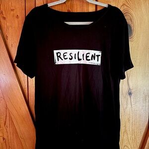 RESILIENT t-shirt.  Rising Appalachia band merch.